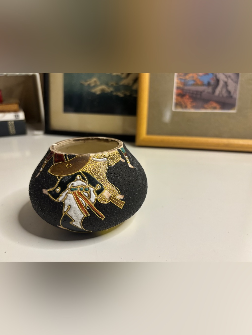 Gorgeous MCM Japanese Mini Vase